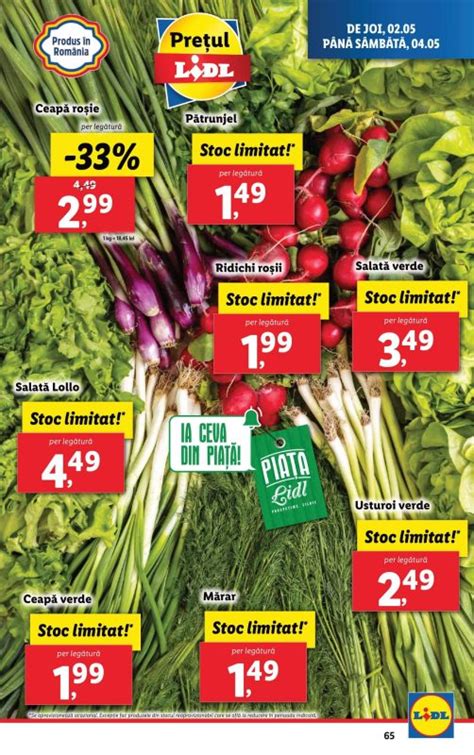 Oferta Piata Lidl Din Aprilie Revista Oferte Lidl