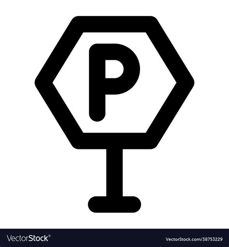 Parking board Royalty Free Vector Image - VectorStock