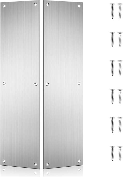 Haiabei Pcs Push Door Plate X Stainless Steel Door Push Plate