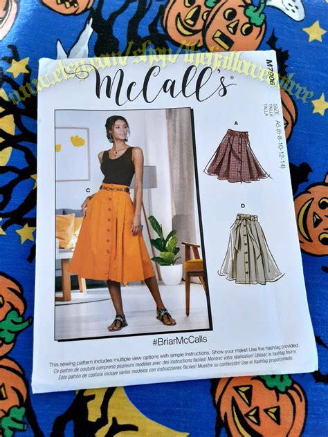 Mccalls 7906 Pleated Skirt Sewing Pattern Sizes 6 14 M7906 Etsy