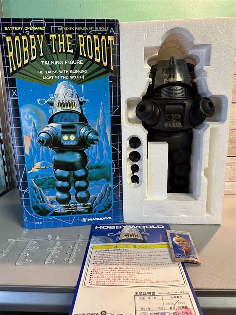 Vintage Masudaya Battery Operated Robby The Robot 1 5 Scale Talking Figure Rare Ebay