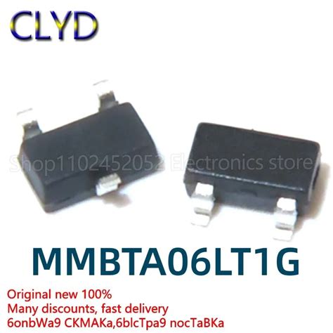 100 P S Lote Novo E Original Mmbta06lt1g Mmbta06 1gm Smd Sot23 Npn