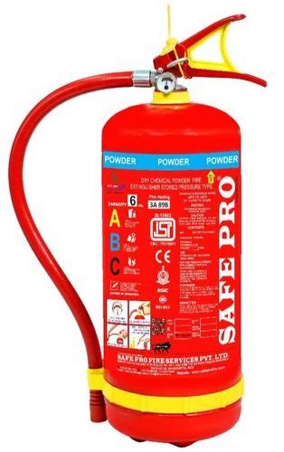 Safe Pro Abc Stored Pressure Fire Extinguishers 6 Kg At Best Price In Mumbai