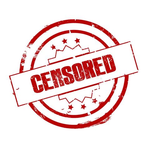 Censored Sign Or Stamp Stock Vector Illustration Of Background 41876961