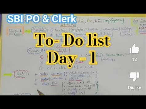 SBI PO CLERK Day 1 To Do List Follow It Blindly For 50 Days Get A Job