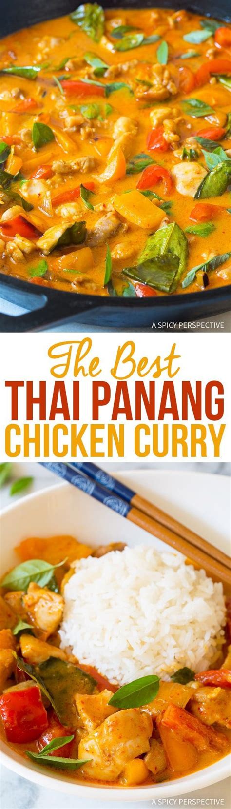 The Best Thai Panang Chicken Curry Recipe The Most Amazing Red