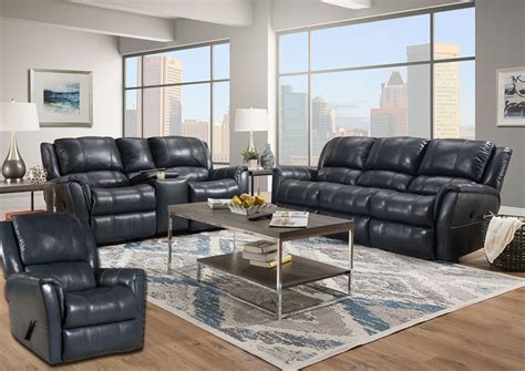 Leather Reclining Sofa Living Room Set | Baci Living Room