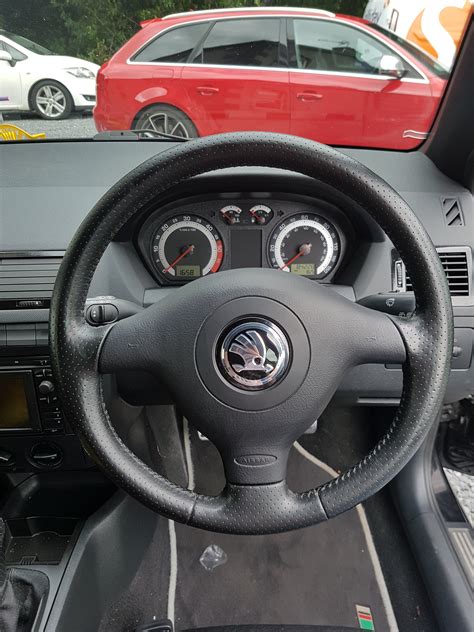 Mk Fabia Vrs Octavia Vrs Steering Wheel With New Style Skoda Badge