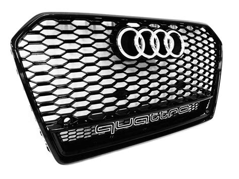 Grill RS Look SCHWARZ Audi A6 S6 4G C7 Facelift Ab 2014 RS6 Front