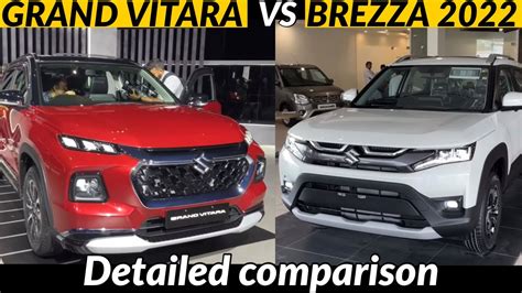 Grand Vitara Vs Brezza Full Detailed Comparison Grand