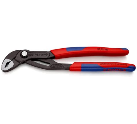 Переставные клещи Knipex Cobra 50 мм 2 250 мм серые 2К ручки Kn 8702250sb выгодная