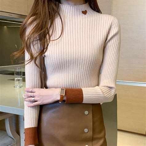 Купить Женский вышитый свитер с воротником-стойкой, пэчворк, длинный ...