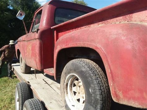 Vintage Ford F Step Side Pickup Truck For Restoration For Sale