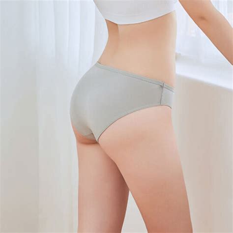 Pack Womens Cotton Panties Sexy Bikini Underwear Seamless Full