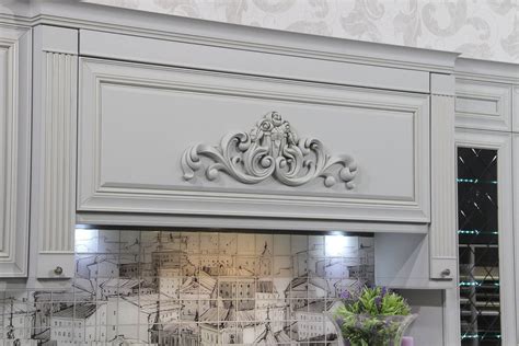 Декор для кухонных фасадов - 35 фото