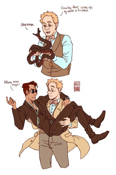 Good Omens Ineffable Husbands Crowley Aziraphale Tumblr Good Omens