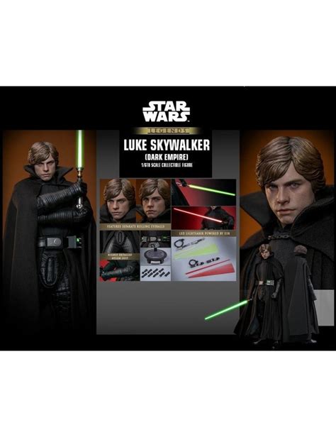 Hot Toys Comic Masterpiece Star Wars Dark Empire Luke Skywalker Scale Collectible Figure