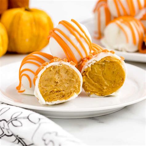 No Bake Pumpkin Cheesecake Balls Pass The Dessert