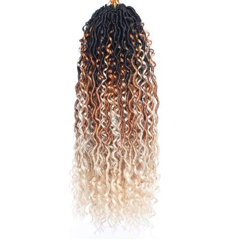 Buy Beverlee 18 Inch Goddess Locs Crochet Hair 8 Pcak Boho Locs Goddess ...