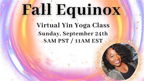 Virtual Fall Equinox Yin Yoga