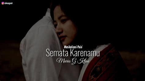 Semata Karenamu Mario G Klau Cover Lirik Youtube