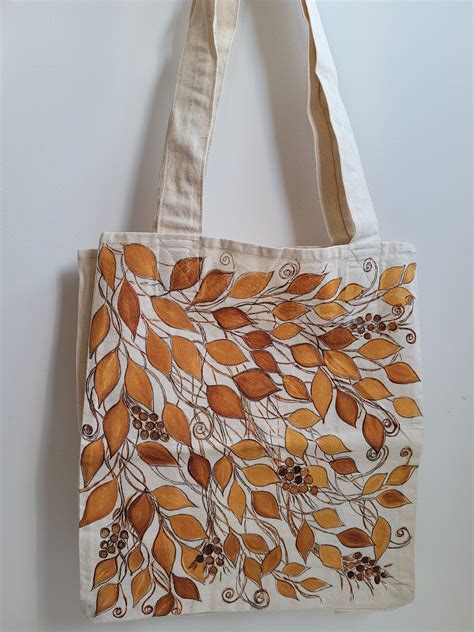 Hand Painted Tote Bag Etsy