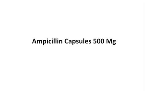 Ampicillin Capsules 500 Mg at best price in Navi Mumbai by Livealth ...