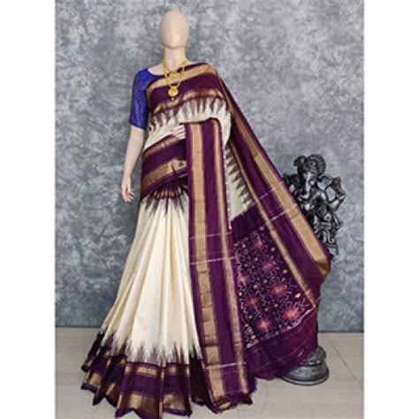 Buy Elegant Pochampally Ikat Handwoven Pure Silk Saree Online