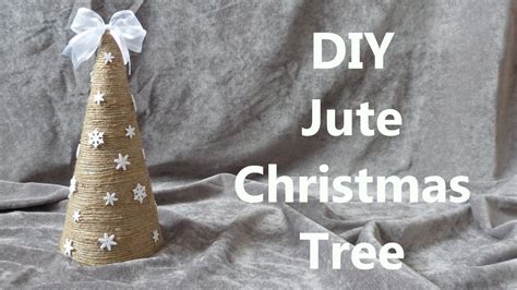 Diy Jute Christmas Tree Diy Christmas Decorations Youtube