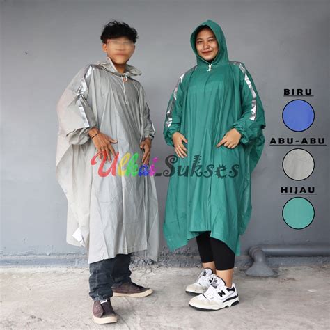 Jual Elmondo Jas Hujan Ponco Lengan Personal 710 Raincoat Dewasa