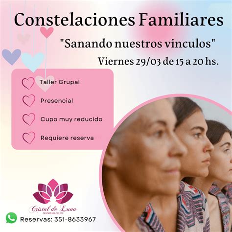 Taller De Constelaciones Familiares Grupales Cristal De Luna Centro