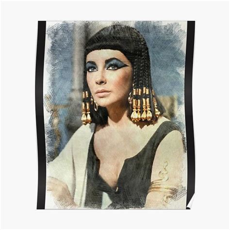 Cleopatra 1963 Elizabeth Taylor Cleopatra Premium Matte Vertical Poster