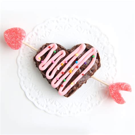 Shot Through The Heart Shaped Valentine S Brownies It S Always Autumn