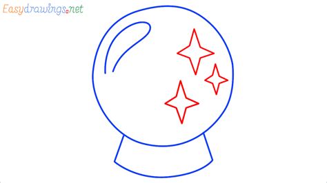 how to draw crystal ball