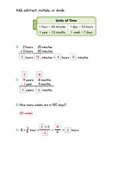 Envision Math Th Grade Topic Tests Multiplication Of Fractions