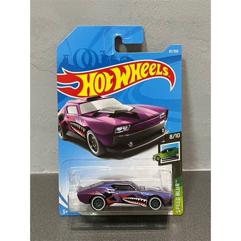初版 Hot Wheels 風火輪 Muscle Bound 原創車 鯊魚車 Speed Blur 蝦皮購物