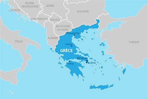 carte de la grece