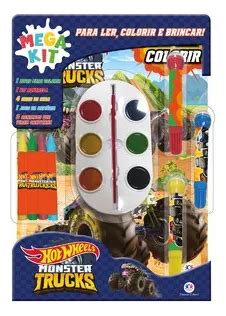 Livro Hot Wheels Ler Colorir E Brincar Mercadolivre