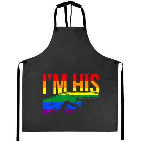 Mens I M His He S Mine Gay Couples Im His Hes Mine Im His Aprons Sold