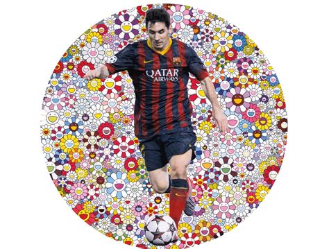 Quadro Florido A Figura De Messi Vai A Leil O E Pode Custar Mais De