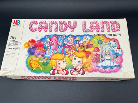 1984 Candy Land Board Game Complete Etsy