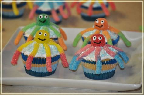 Gummy Worm Octopus Cupcakes Mommy S Fabulous Finds Octonauts