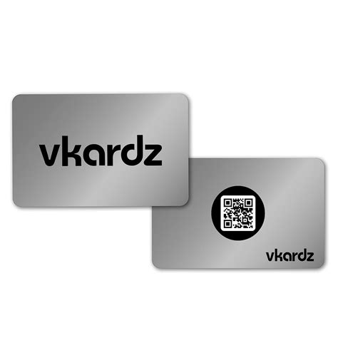 VKardz Metal Magic NFC Smart Digital Contactless Metal Business