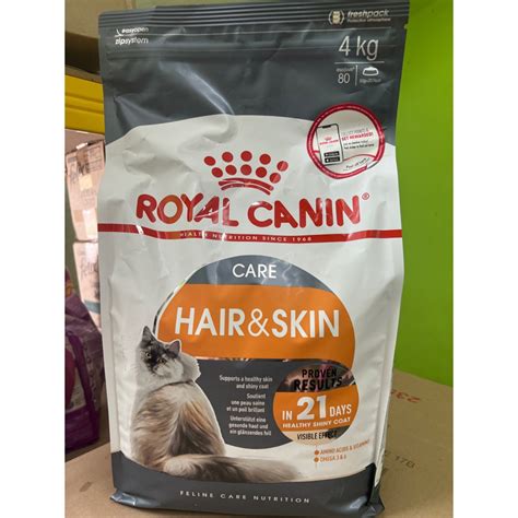 Royal Canin Hair And Skin 4kg Original Packaging Shopee Malaysia