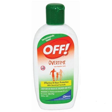 Off Overtime Insect Repellant Lotion Ml