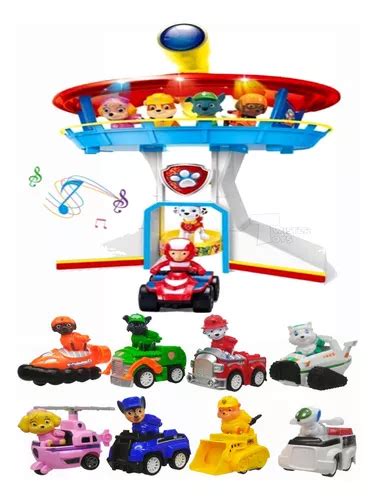 Torre Control Patrulla Canina Luces Sonido Cars Paw Patrol Env O Gratis