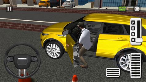 Master Of Parking Yellow Suv Direksiyonlu Range Rover Park Etme