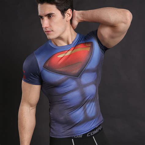 Superman Blue Compression Shirt I Am Superhero