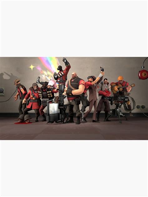 "Team Fortress 2 Rainbow " Poster for Sale by Vintage-Travler | Redbubble