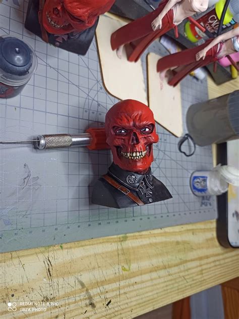 3d Printable Red Skull By Jason Smith